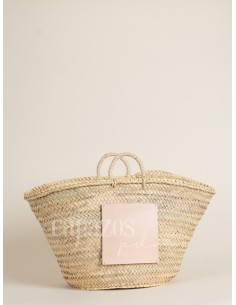 Capazo con asas de pita + chapón grande 2