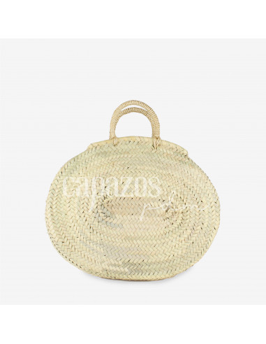 Capazo ovalado con asas de pita (PACK x 25)