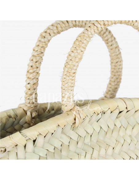 Capazo ovalado con asas de pita (PACK x 25)