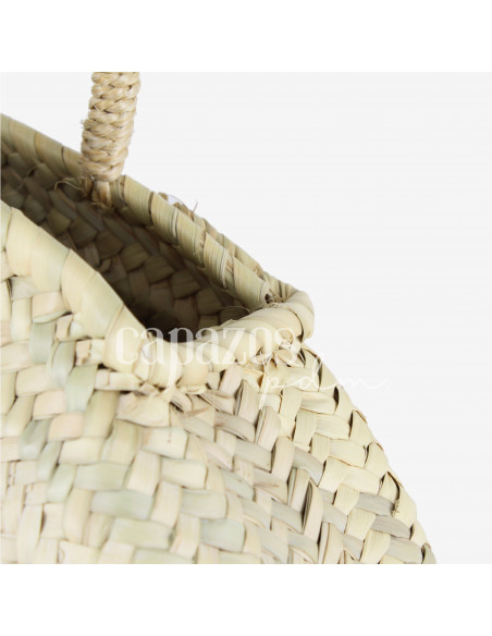 Capazo ovalado con asas de pita (PACK x 25)