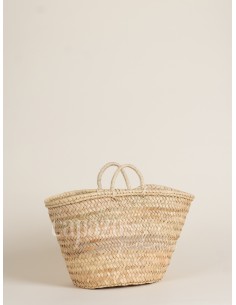 Capazo con asas de pita