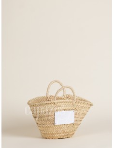 Capazo con asas de pita + chapón pequeño 2