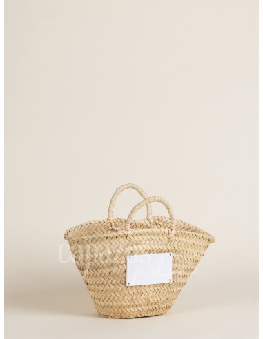 Capazo con asas de pita + chapón pequeño