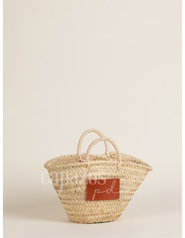 Capazo con asas de pita + chapón pequeño